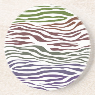 Abstraktes Zebra Untersetzer