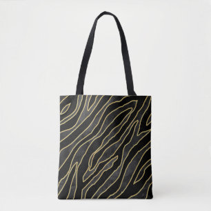 Abstraktes Zebrastreifen-Muster. Tierillustration Tasche