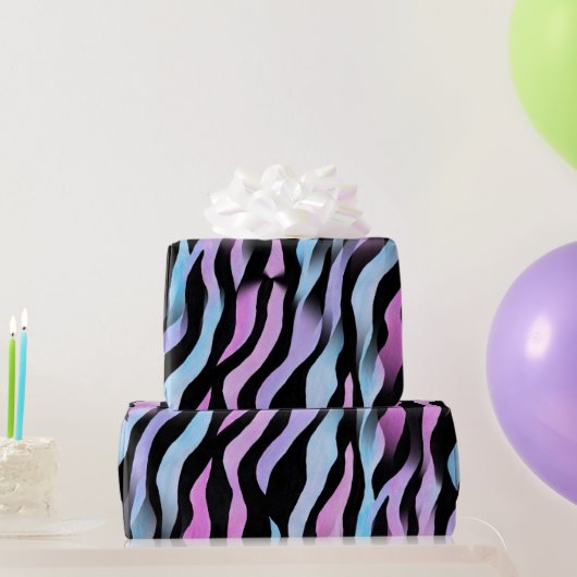 Abstraktes Zebrastreifen-Umschlagpapier Geschenkpapier (Partygeschenke)