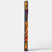 Abstraktes zeichnend Mosaik, rustikales verbrannte Case-Mate iPhone Hülle (Rückseite / Rechts)