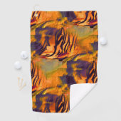 Abstraktes zeichnend Mosaik, rustikales verbrannte Golfhandtuch (Insitu)