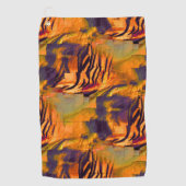 Abstraktes zeichnend Mosaik, rustikales verbrannte Golfhandtuch (Vorderseite)