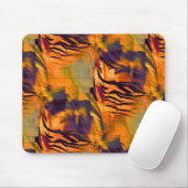 Abstraktes zeichnend Mosaik, rustikales verbrannte Mousepad (Mit Mouse)