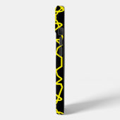 Abstraktes Zeilenmuster individuell anpassbar Case-Mate iPhone Hülle (Rückseite / Links)