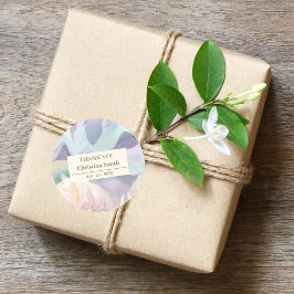 Abstraktes zeitgenössisches Ruhestand Vielen Dank Runder Aufkleber