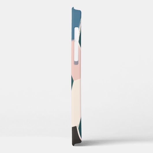 Abstraktes Zickzack-nahtloses Muster, handgemalt Case-Mate iPhone Hülle (Rückseite / Links)