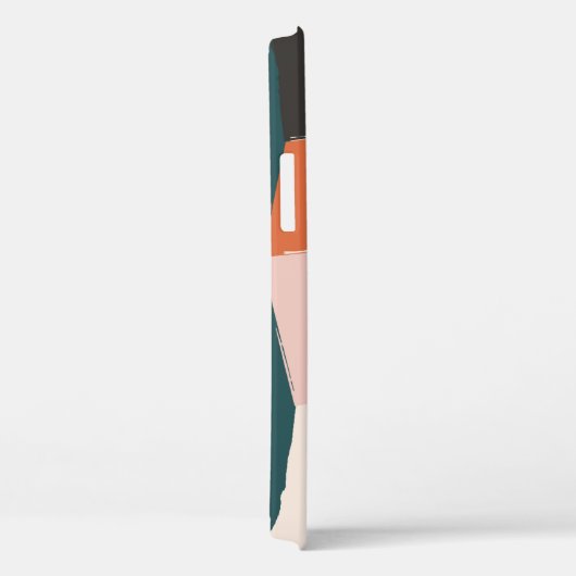 Abstraktes Zickzack-nahtloses Muster, handgemalt Case-Mate iPhone Hülle (Rückseite / Rechts)