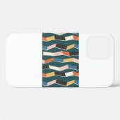 Abstraktes Zickzack-nahtloses Muster, handgemalt Case-Mate iPhone Hülle (Rückseite (Horizontal))