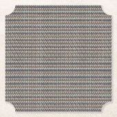 Abstraktes Zickzack-Texturmuster-Design 1311 Untersetzer (Vorderseite)