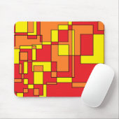 Abstraktes Ziegelmuster Mousepad (Mit Mouse)