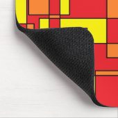 Abstraktes Ziegelmuster Mousepad (Ecke)