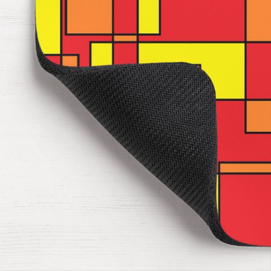 Abstraktes Ziegelmuster Mousepad (Ecke)