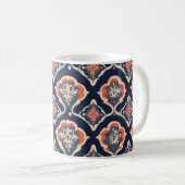 Abstraktes Ziermuster Kaffeetasse (VorderseiteRechts)