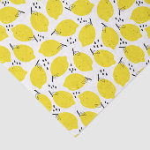 Abstraktes Zitronenfruchtmuster Seidenpapier (Ausschnitt)