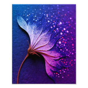 Abstraktes Zoom-Blumendesign Fotodruck