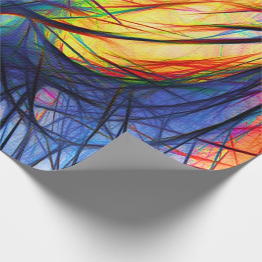 Abstraktfeeling Geschenkpapier (Ecke)