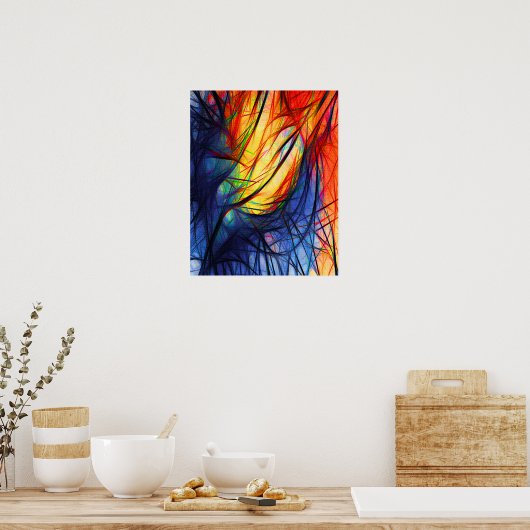 Abstraktgefühl Poster (Küche)