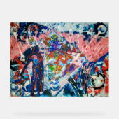 Abstraktion, Abstraktionismus, Raum, Außerirdische Acrylschild (Vorderseite)