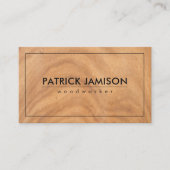 Abstraktion Brauner Holzknoten Visitenkarte (Vorderseite)