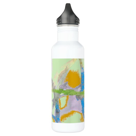 Abstraktion der Wasserfarbe Trinkflasche (Links)