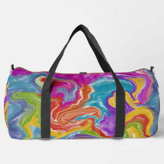 Abstraktion des Farbswirls Duffle Bag
