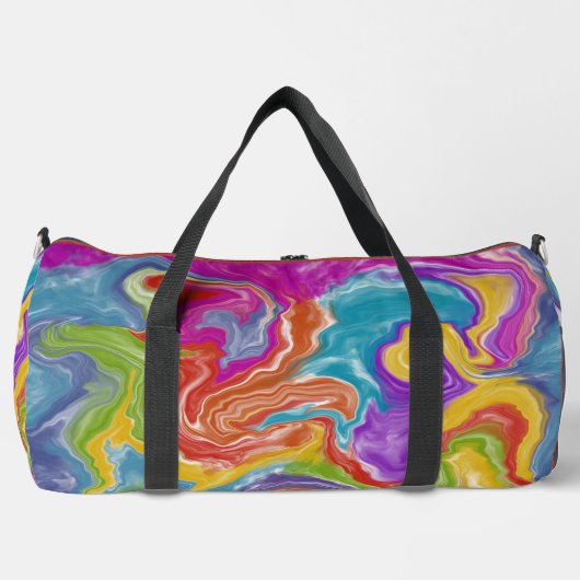 Abstraktion des Farbswirls Duffle Bag (Vorderseite)