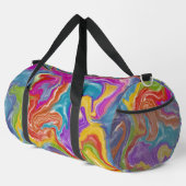 Abstraktion des Farbswirls Duffle Bag (Rechte Ecke)