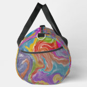 Abstraktion des Farbswirls Duffle Bag (Rechts)