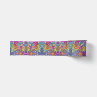 Abstraktion des Farbswirls Ripsband