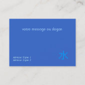 Abstraktion des Wassers mit Kanji Misu Visitenkarte (Rückseite)