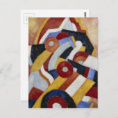 Abstraktion durch Marsden Hartley Postkarte (Vorne/Hinten)