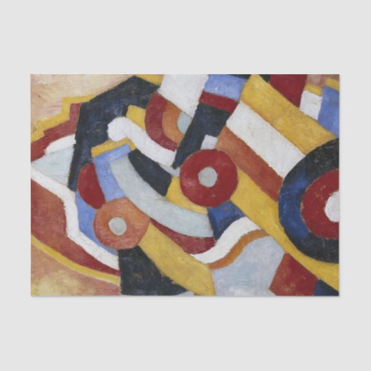 Abstraktion durch Marsden Hartley Seidenpapier (Vorderseite)