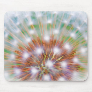 Abstraktion eines Löwenzahnsamenkopfes Mousepad