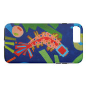 Abstraktion, Fisch, Karpfen, Kubismus, Case-Mate iPhone Hülle (Rückseite (Horizontal))