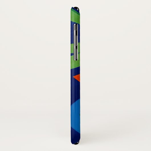 Abstraktion, Fisch, Karpfen, Kubismus, Case-Mate iPhone Hülle (Hinten/Links)