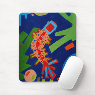 Abstraktion, Fisch, Karpfen, Kubismus, Mousepad