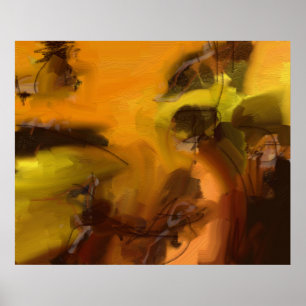 Abstraktion für Mauern Poster