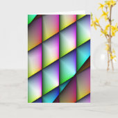 Abstraktion Geburtstag Karte (Gelbe Blume)