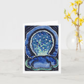 Abstraktion, Georgia O'Keeffe, Karte (Gelbe Blume)