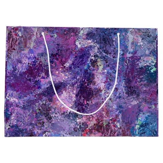 Abstraktion Große Geschenktüte (Rückseite)