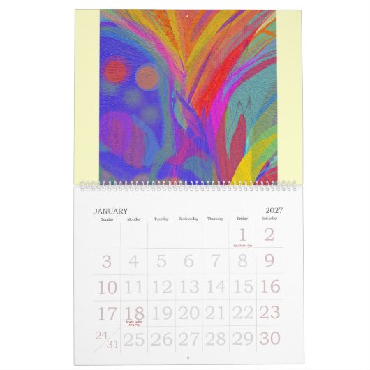 ABSTRAKTION Kunstkalender Kalender (Jan 2027)