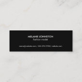 Abstraktion Mini Visitenkarte (Rückseite)