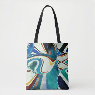 Abstraktion mit geometrischem Geist Tasche