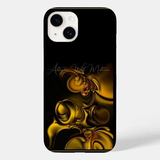 "Abstraktion mit Meditation", iPhone 14 Fall Case-Mate iPhone Hülle (Rückseite)