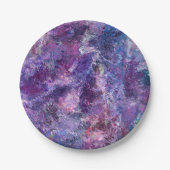 Abstraktion Pappteller (Vorderseite)