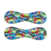 Abstraktion von Blaugelb-grüner Wasserfarbe Baseball (Paneele)