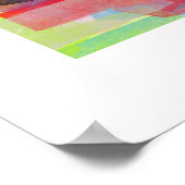 Abstraktion von Roger R Whiteside Druck Poster (Ecke)