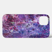 Abstraktion von Violettropfen Case-Mate iPhone Hülle (Rückseite (Horizontal))