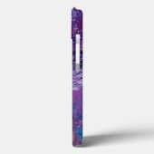 Abstraktion von Violettropfen Case-Mate iPhone Hülle (Rückseite / Links)