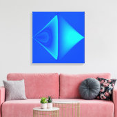 Abstraktion von Wasser Leinwanddruck (Insitu (Wohnzimmer))